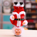Papá Noel eléctrico animado, adorno navideño que se mueve solo